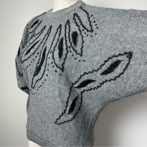 Vintage Embellished Batwing Sweater - Picture 6 of 14